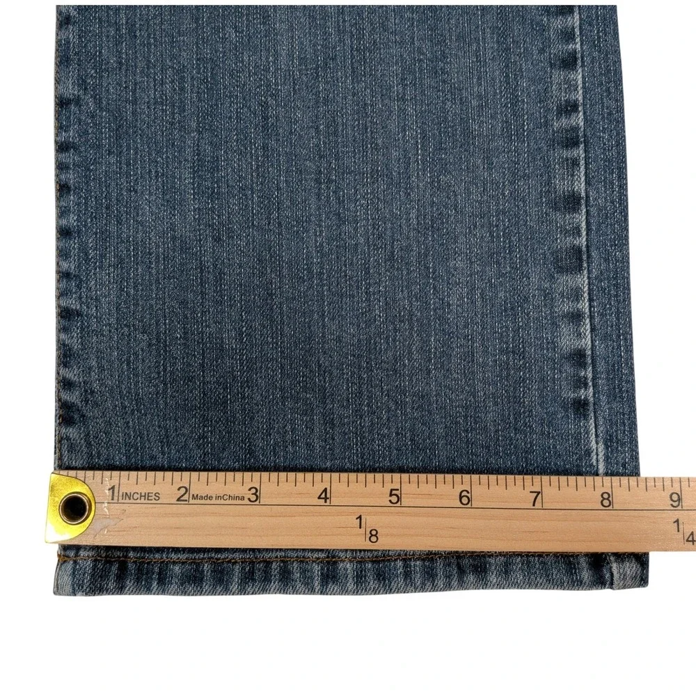 Lucky Brand Dungarees Men 29x28.5 Blue Jeans Made In‎ USA Button Fly VTG 7183C70
